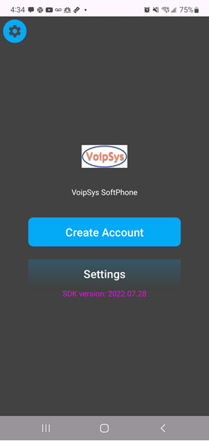 Image: App running